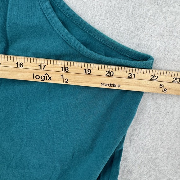 Harley-Davidson Shirt Womens 1X Teal Skull Graphic Tank Top Virginia Beach USA - Picture 6 of 7